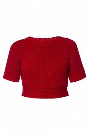 Cropped sweater with vent, zdjęcie 1 Cropped sweater with vent od Valentino Red